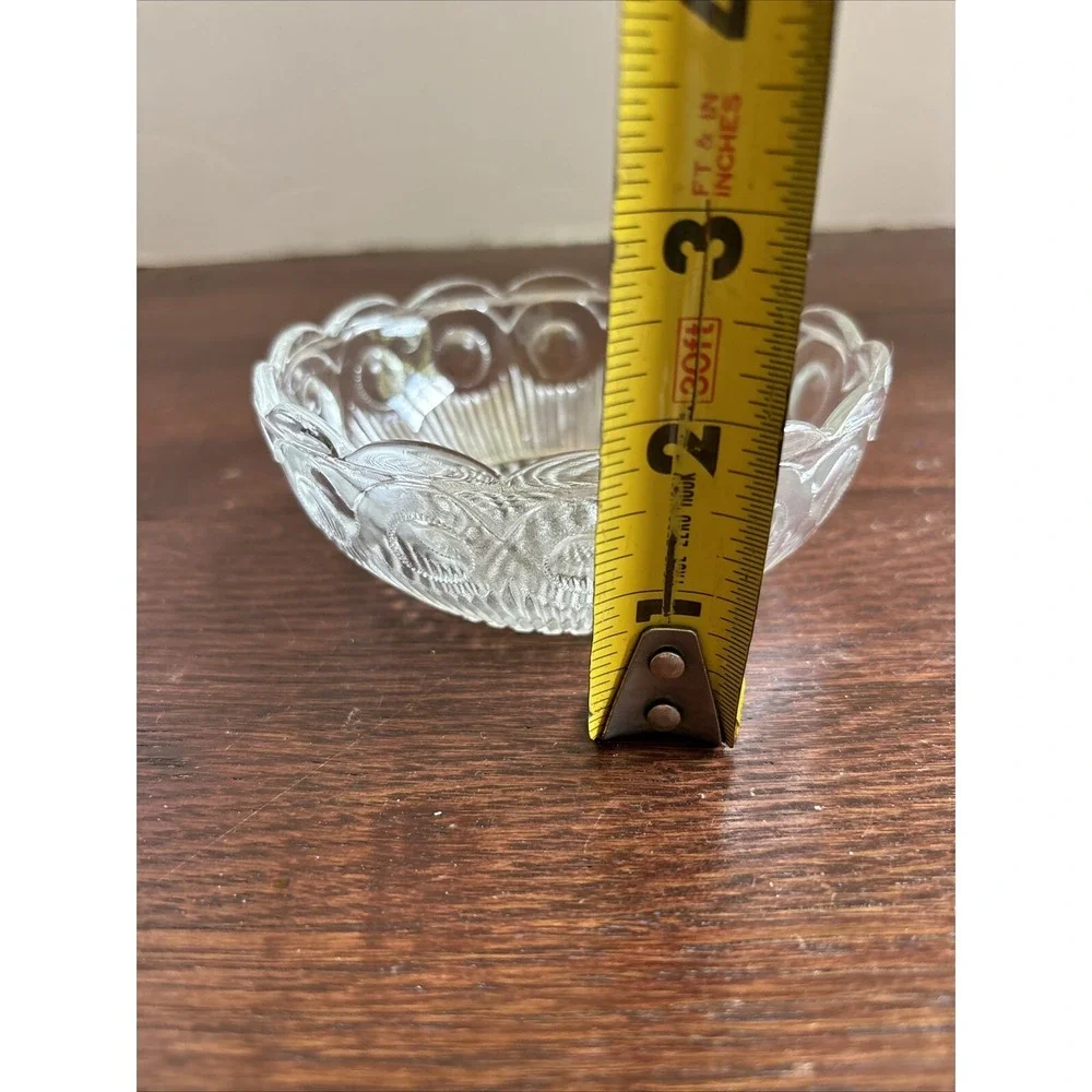 Vintage, Antique US Glass‎ Co., Manhatten,1900s, Small Round Berry Bowl